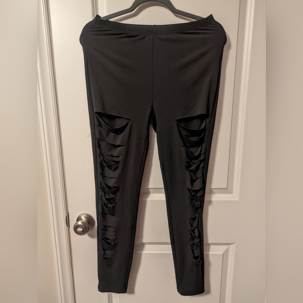 Shein slit leggings